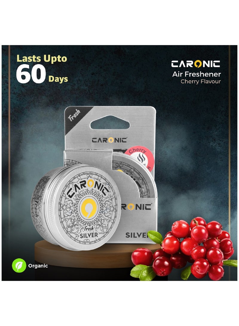 CARONIC Car Air Freshener with Adjustable Lid for Desired Strength for Auto or Home Cherry Pack Of 3 - Image 4